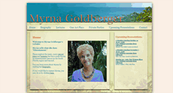 Desktop Screenshot of myrnagoldberger.com